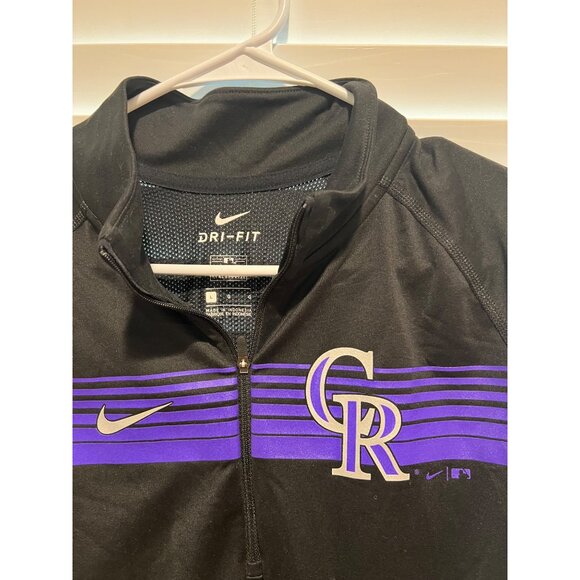 Nike Baseball Colorado Rockies Pullover - Size L - Picture 2 of 3